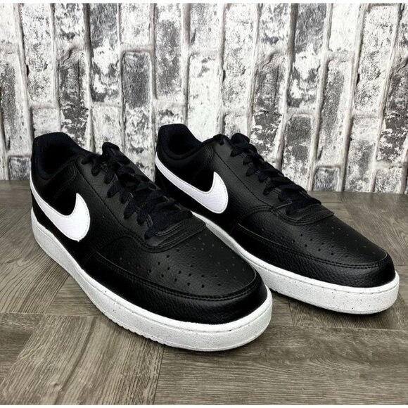 Nike Court Vision Low DH2987-001 Black White Men size 13 - Picture 2 of 9